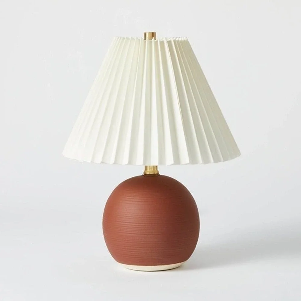 Oval Table Lamp with Pleated Shade‎ - Threshold Studio McGee Target